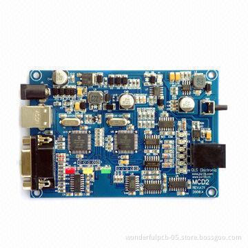 91 x 68mm Double-sided PCB for CCTV Camera, with Gold-plated Surface Treatment